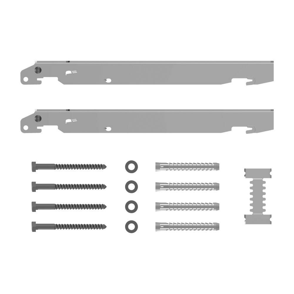 Kermi Schnellmontagekonsolen-Set Typ 11-33 Bauhöhe 900mm Wandabstand 30mm, Weiß
