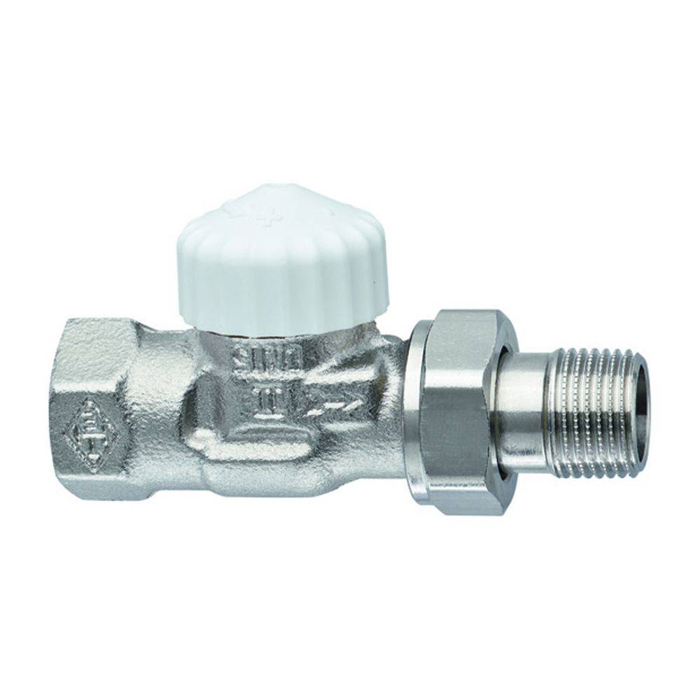 IMI Heimeier Thermostat-Ventilunterteil V-exact II, Durchgangsform DN 15, vernickelt