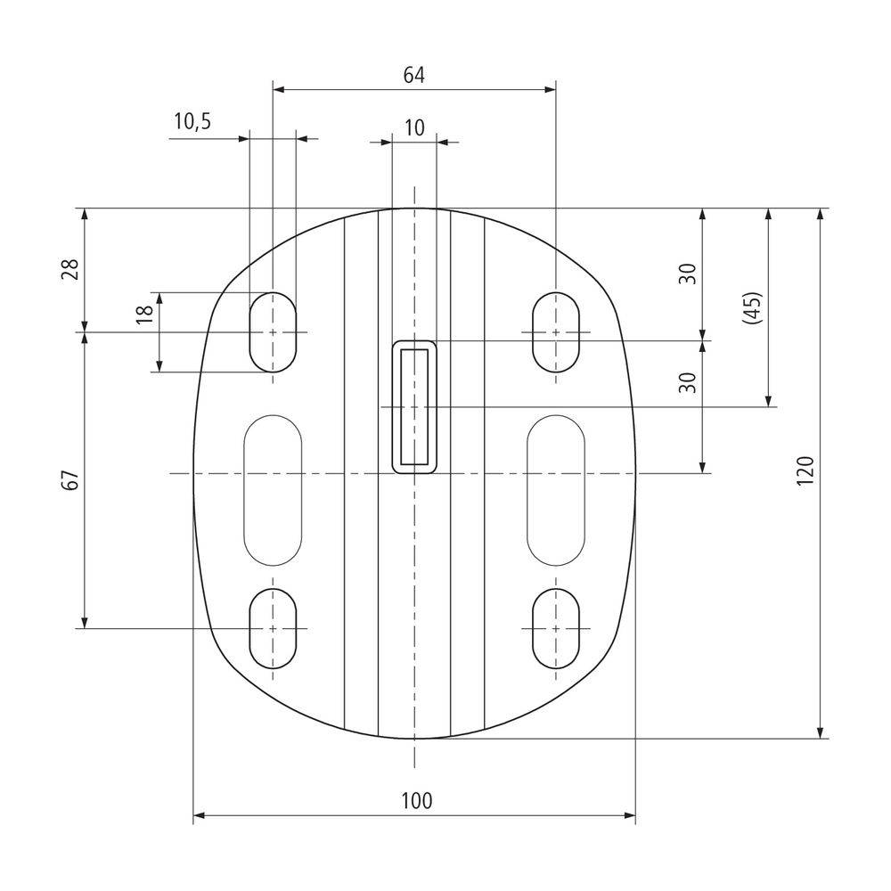 Kermi Universalkonsole Konvektor Länge 350mm, Weiß, ZB00180001