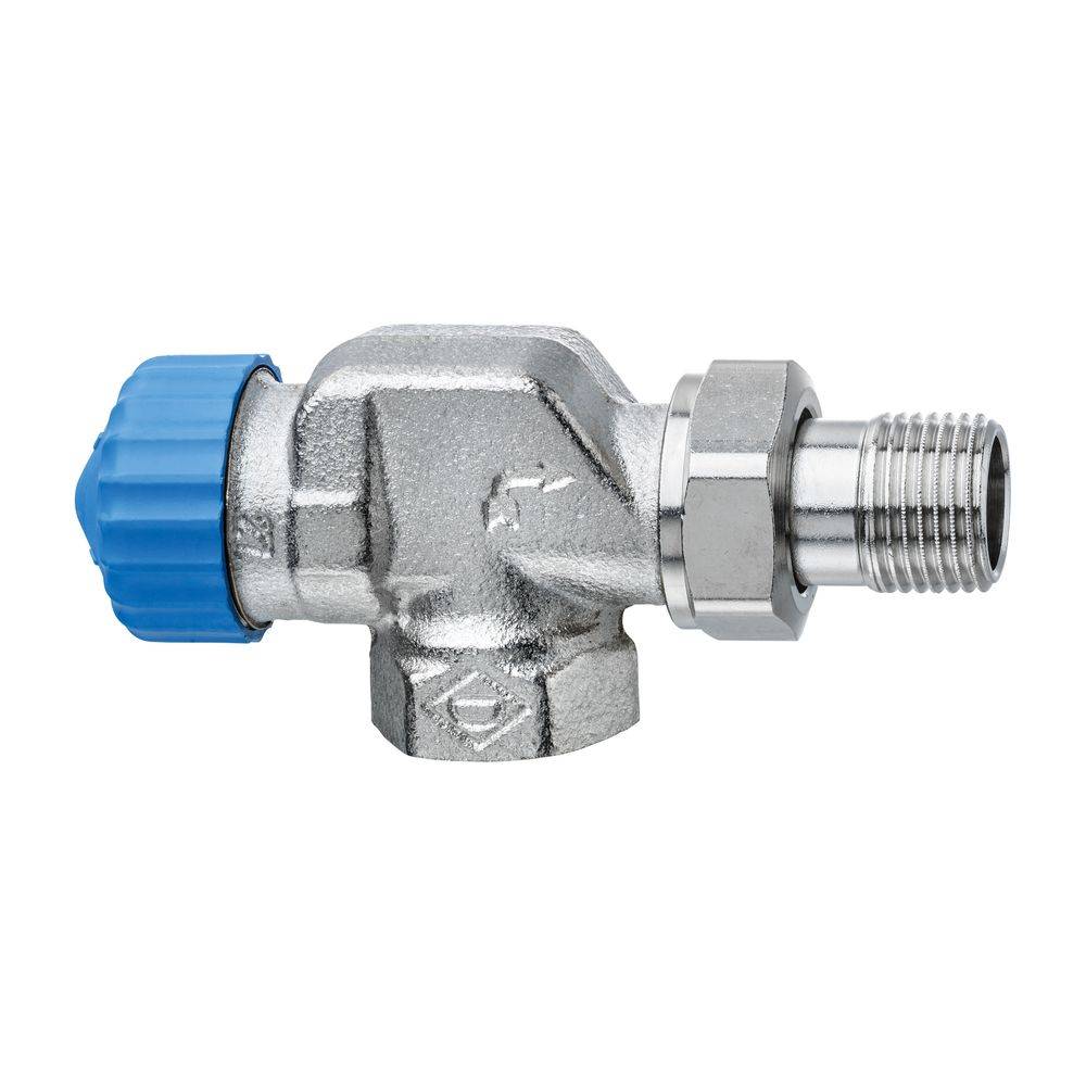 IMI Heimeier Thermostat-Ventilunterteil mit geringem Widerstand, Axialform DN 15