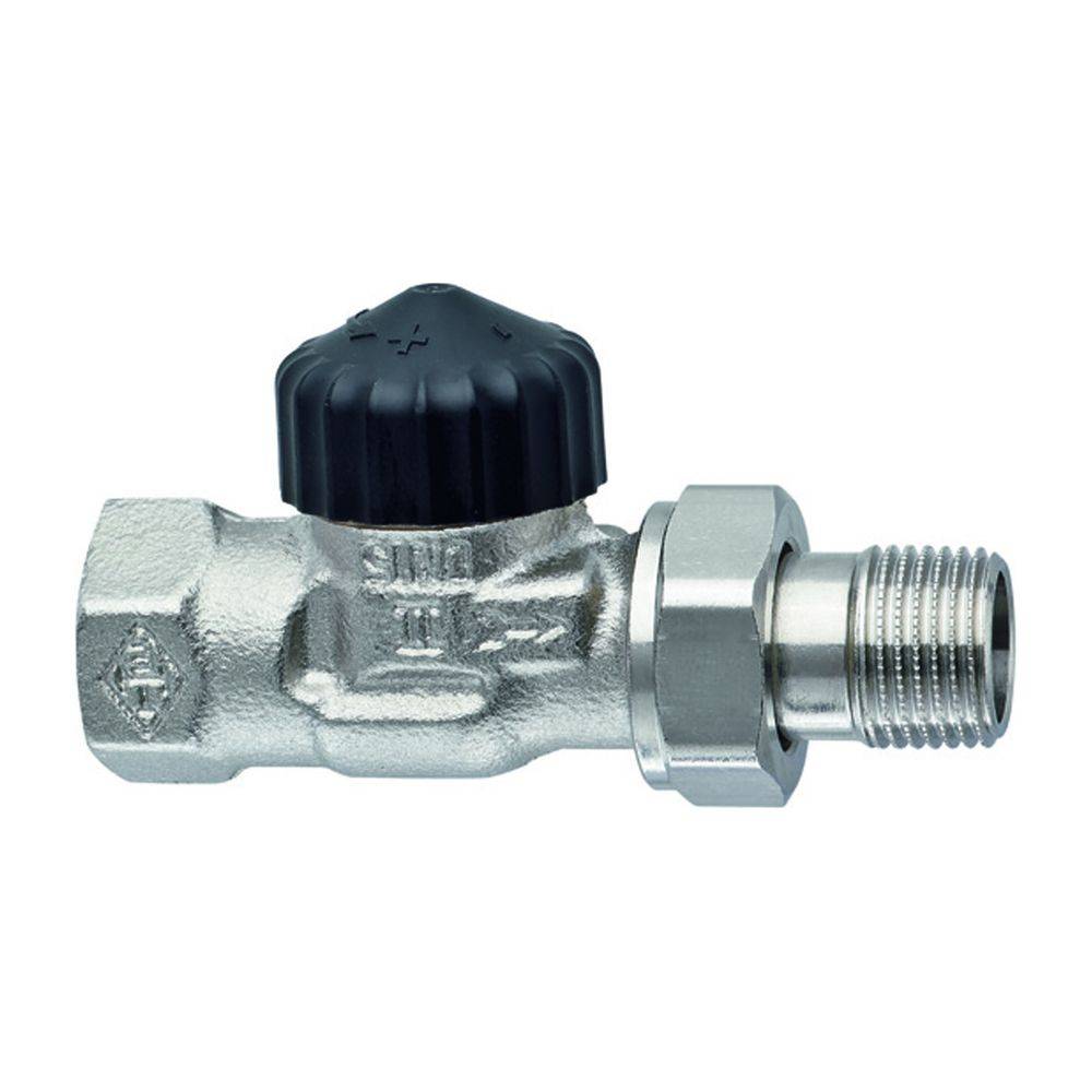 IMI Heimeier Thermostat-Ventilunterteil Standard, Durchgangsform DN 25, vernickelt