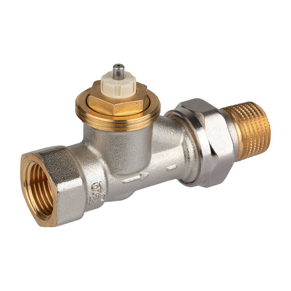 Resideo Thermostatventilkörper SX Messing vernickelt, Durchgang, 3/8"