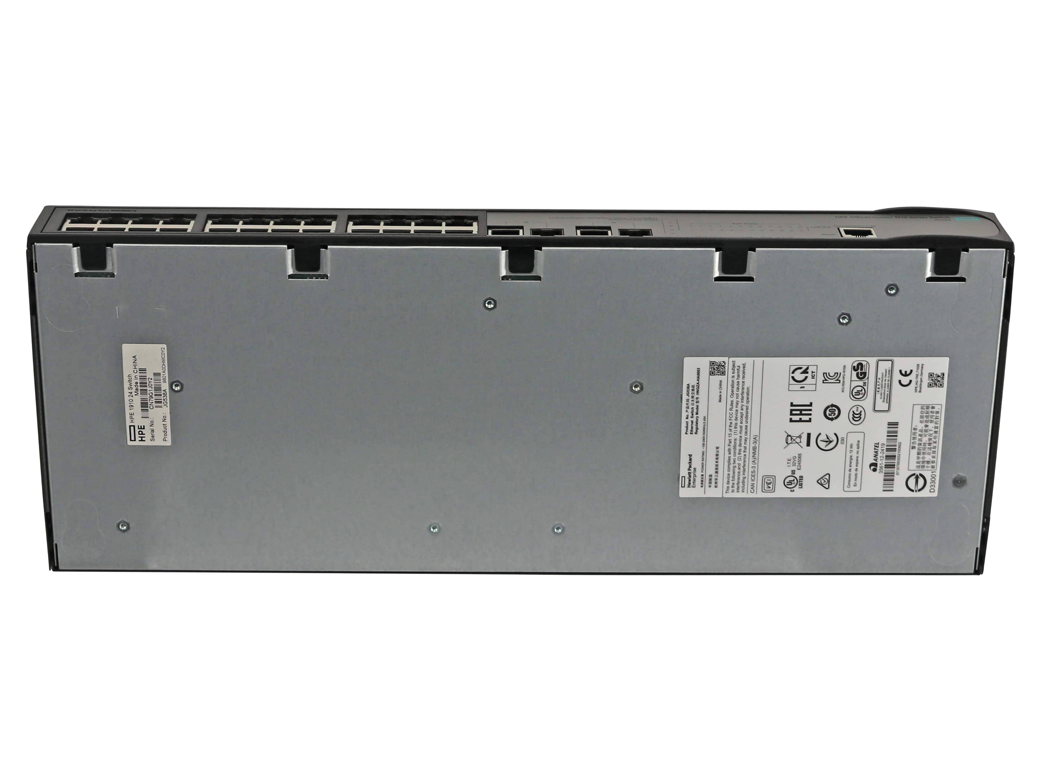 HP Hewlett Packard Enterprise OfficeConnect 1910 24 Managed L3 Fast Ethernet (10/100) 1U Grau