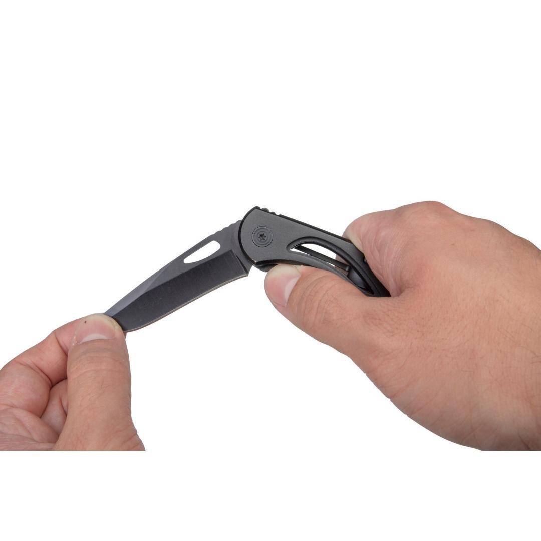 Wolfcraft Klappmesser mit glatt geschliffener