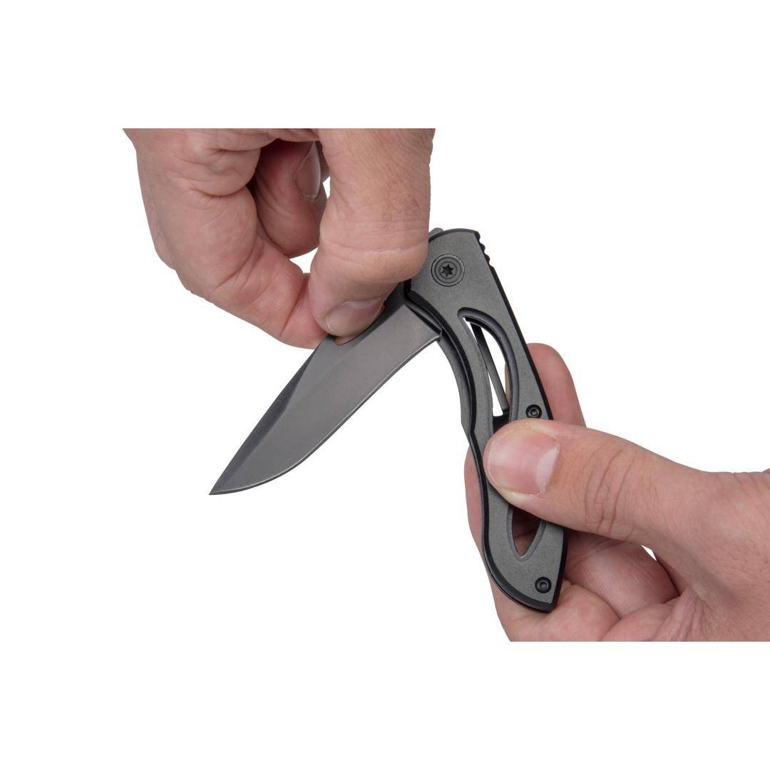 Wolfcraft Klappmesser mit glatt geschliffener