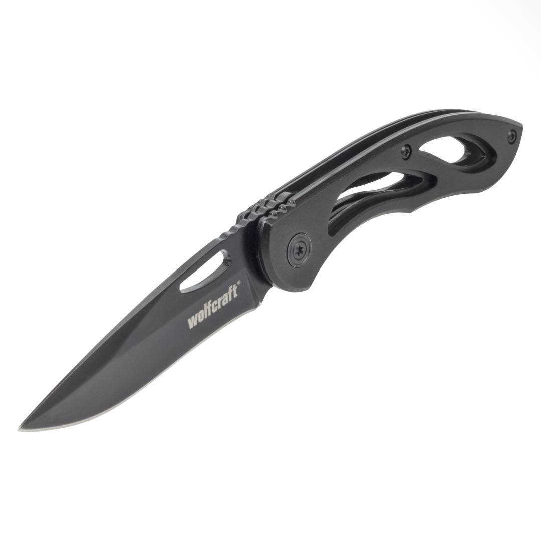 Wolfcraft Klappmesser mit glatt geschliffener