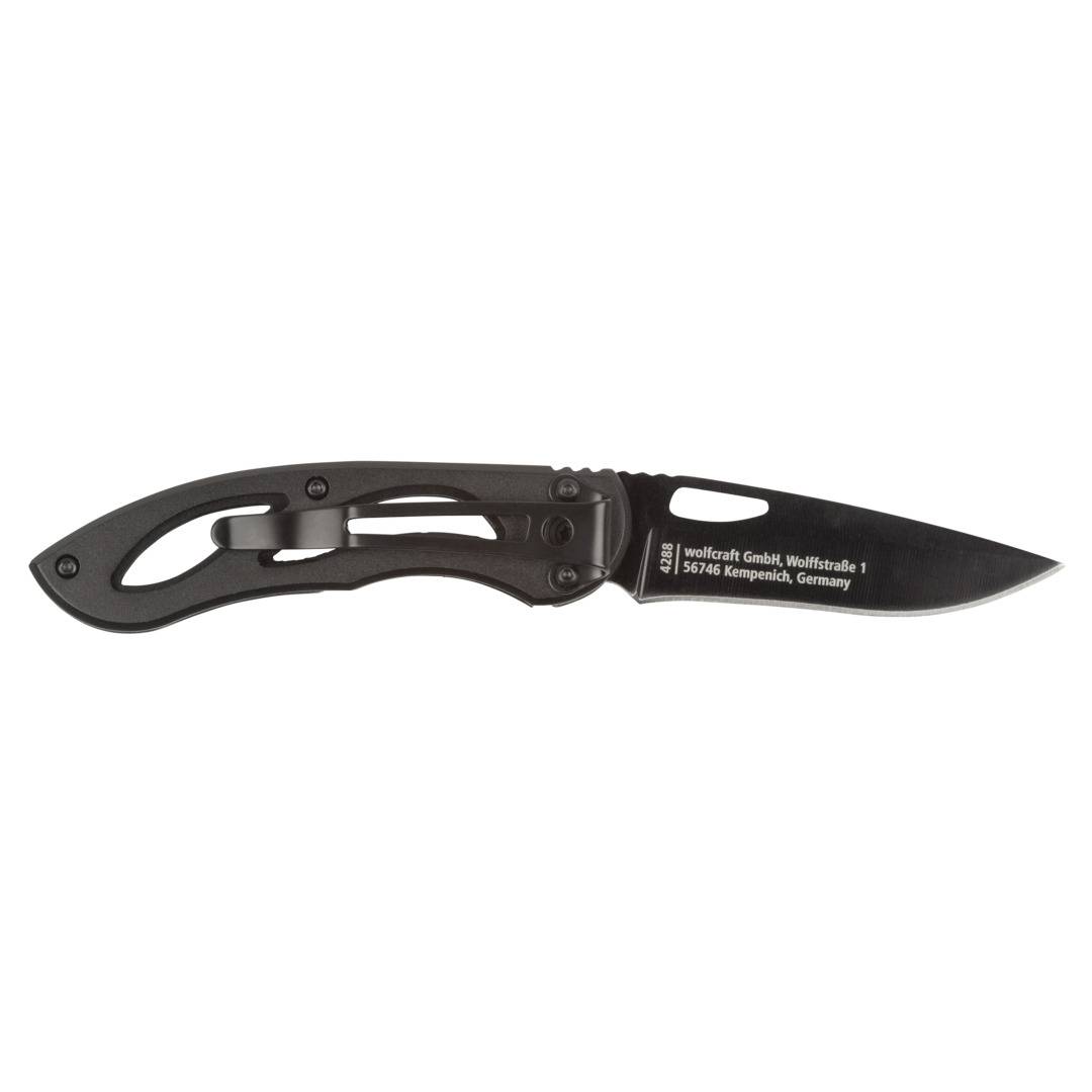 Wolfcraft Klappmesser mit glatt geschliffener
