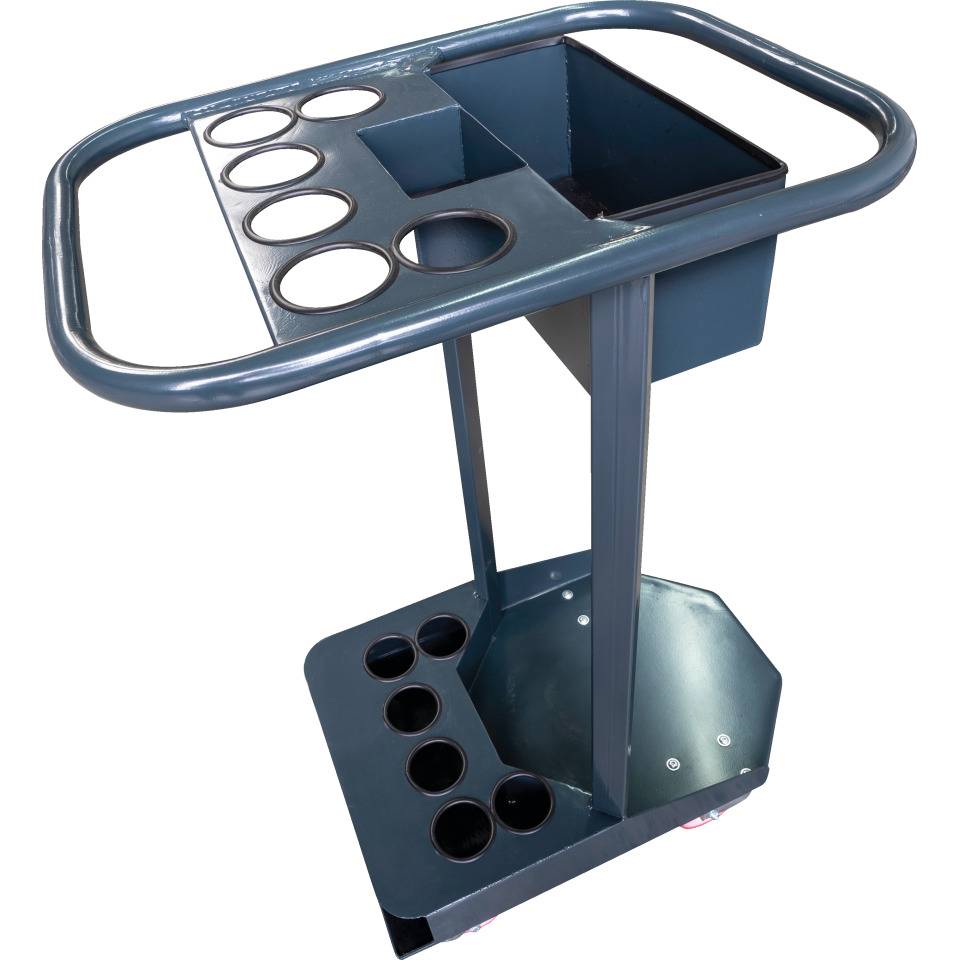 K.57 Kettenpfosten-Wagen Caddie,f. bis 6 Kettenpfosten u.Zubehör,612x1023x444mm