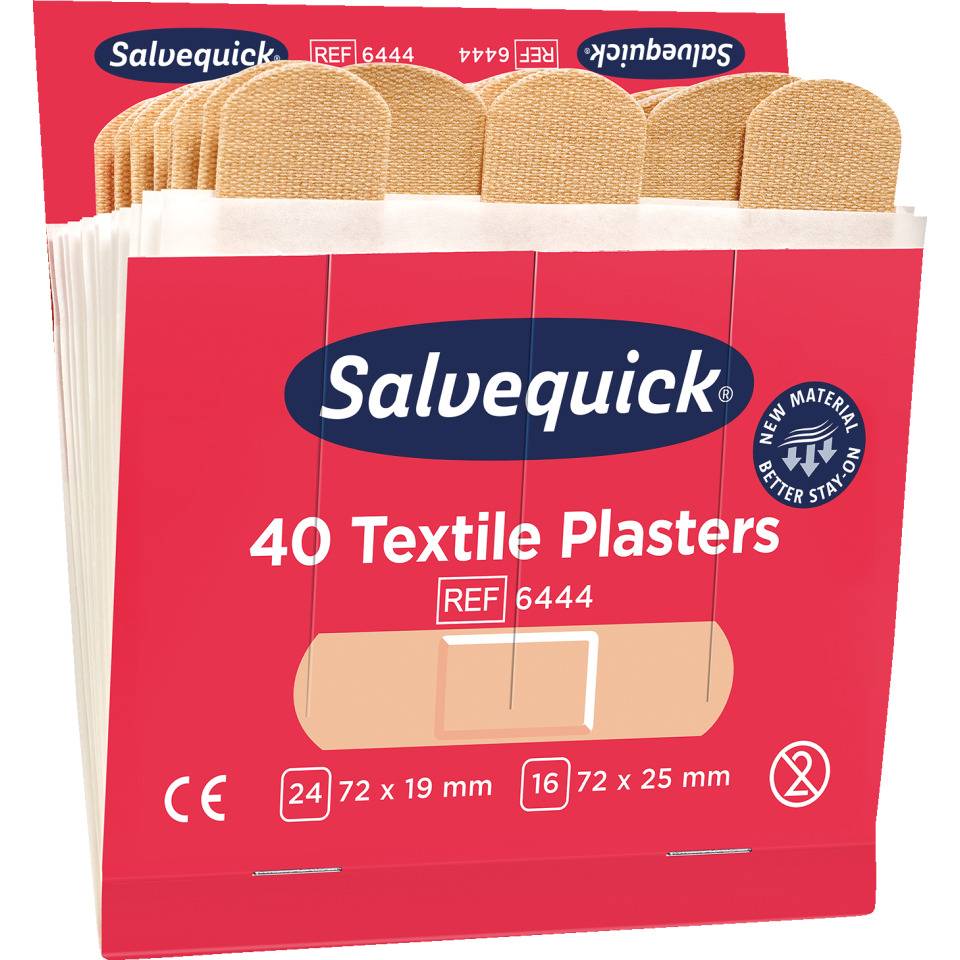 Nachfüll-Pflastersatz für Salvequick® Pflasterspender, elastisch, textil, 240/VE