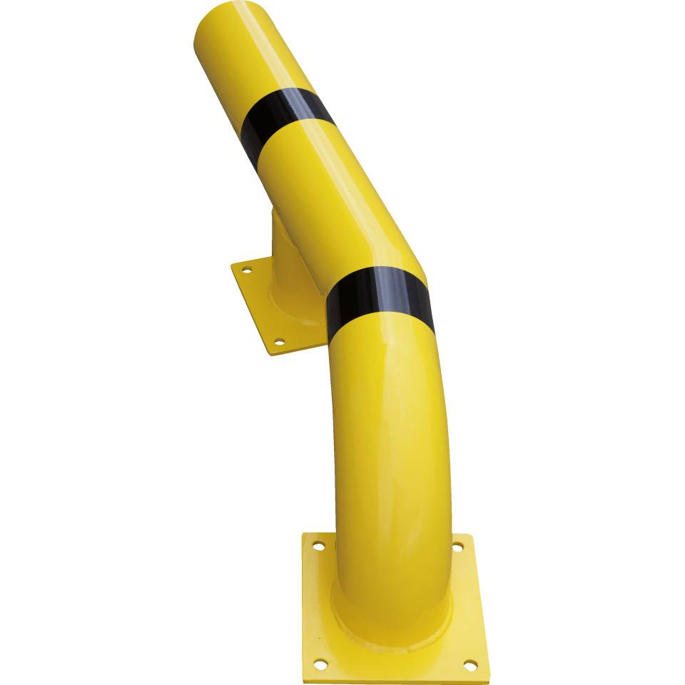 K.57 LKW Einfahrhilfe MODUL links, Winkel u.Gerade,Aufdüb.,gelb,Stahl,2800x315mm