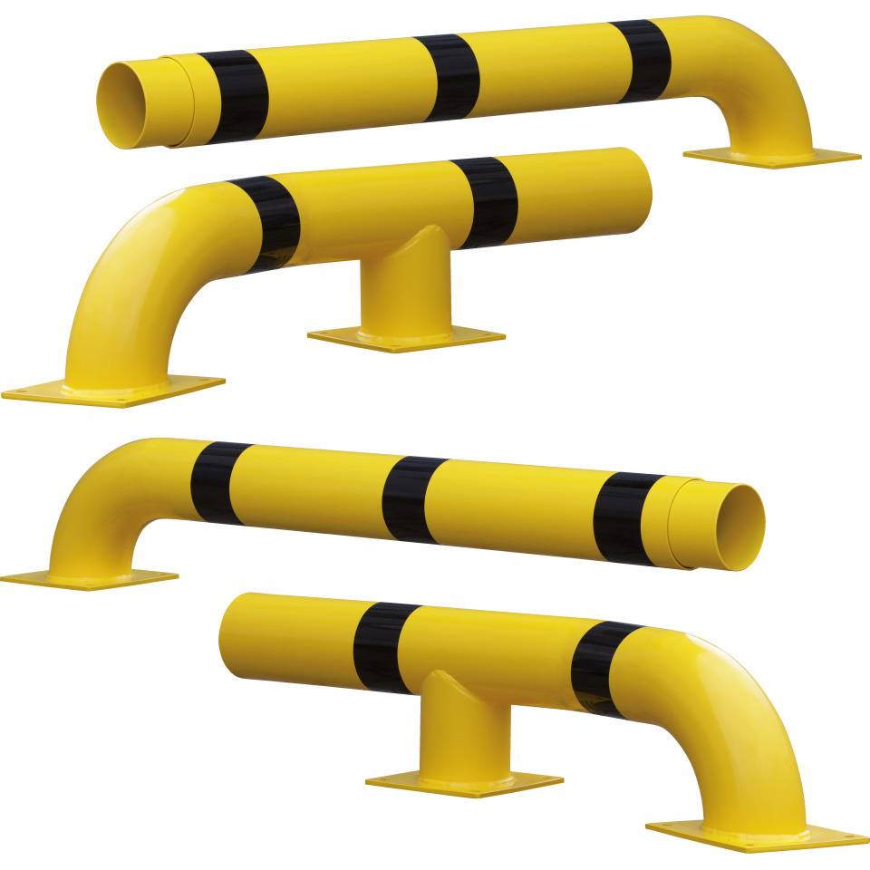 K.57 LKW Einfahrhilfe MODUL Set,re/li und 2 Gerade,Aufdüb.,gelb,Stahl,2800x315mm