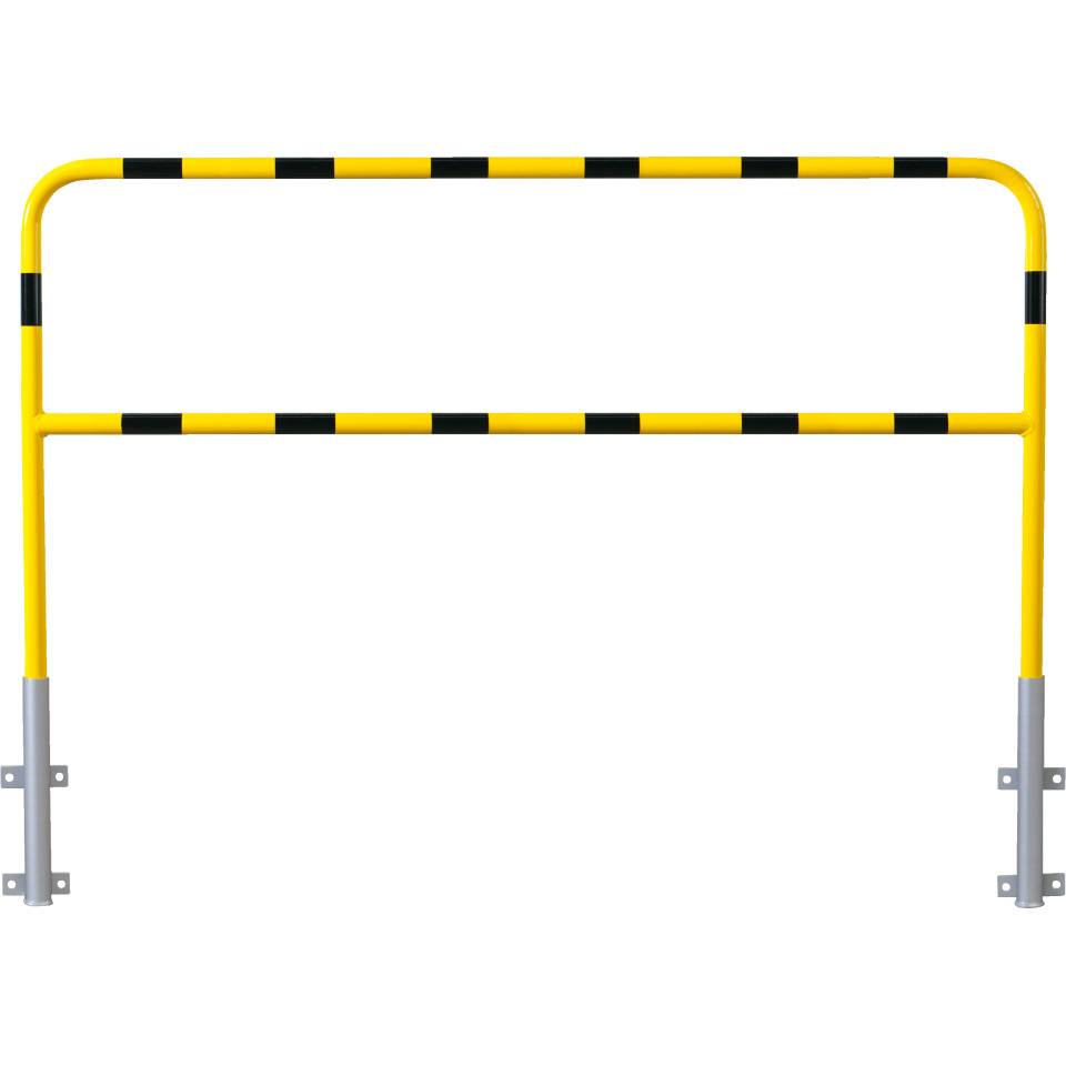 K.57 Laderampenschutzbügel,gelb/schwarz,feuerverzinkter Stahl,1400x2000mm