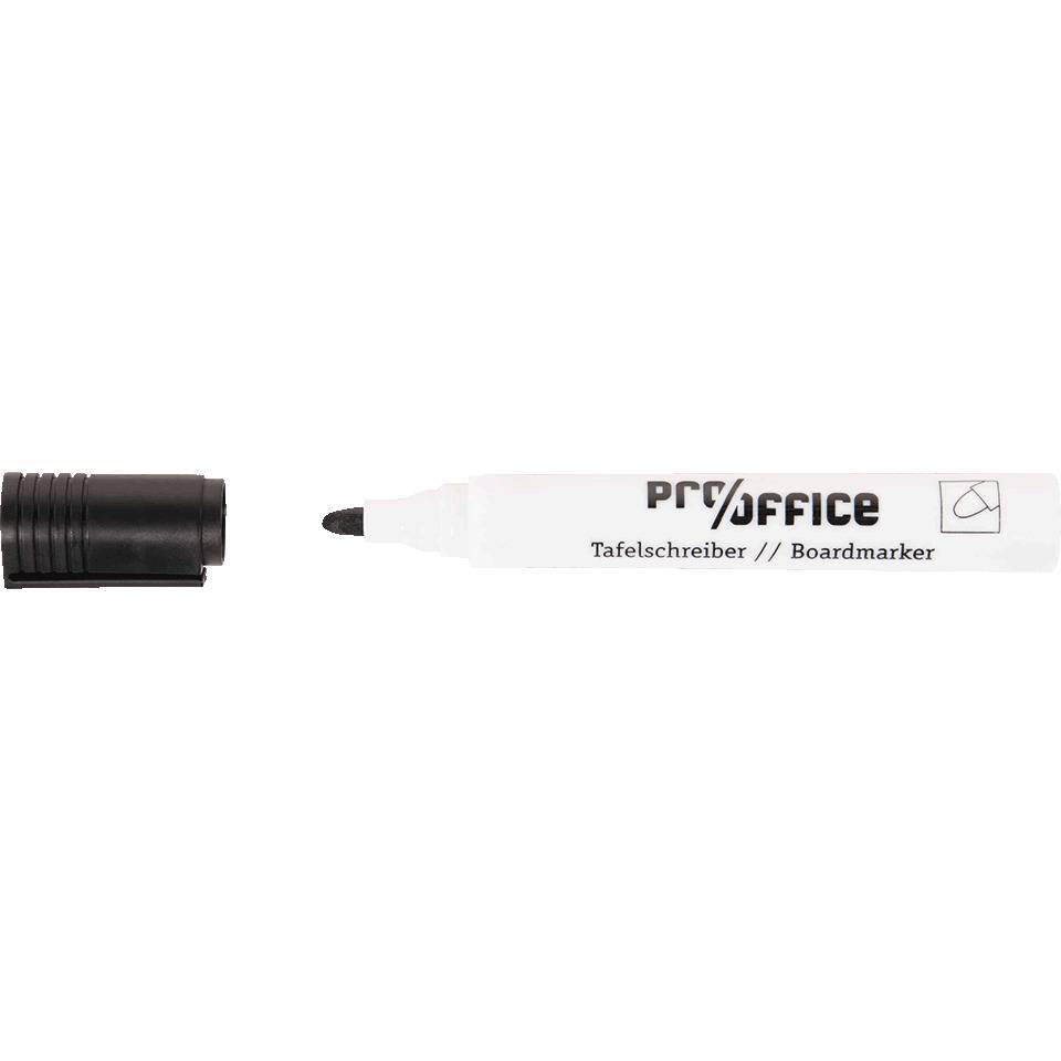 Whiteboard-Marker Set, Rundspitze 1,5-4 mm, schwarz, 10/VE