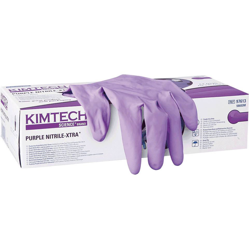 Kimtech™ Einmalhandschuh Purple Nitrile™Xtra™, Kat.III, latexfrei, puderfrei, Nitril, Größe S, 50/VE