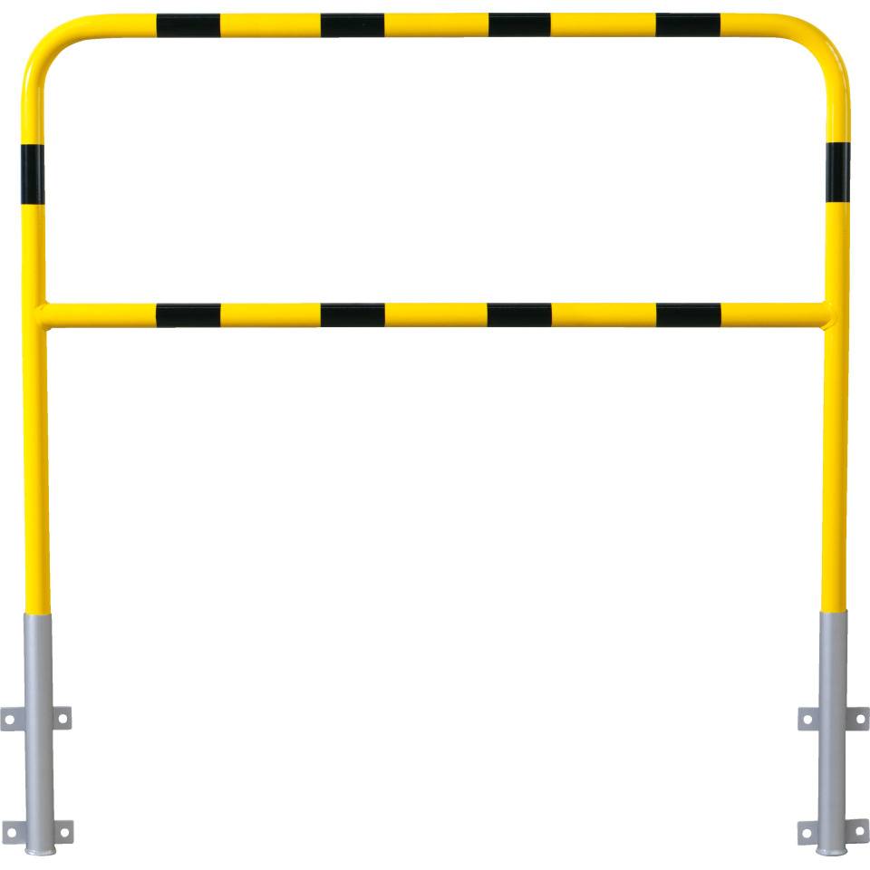 K.57 Laderampenschutzbügel,gelb/schwarz,feuerverzinkter Stahl,1400x1500mm