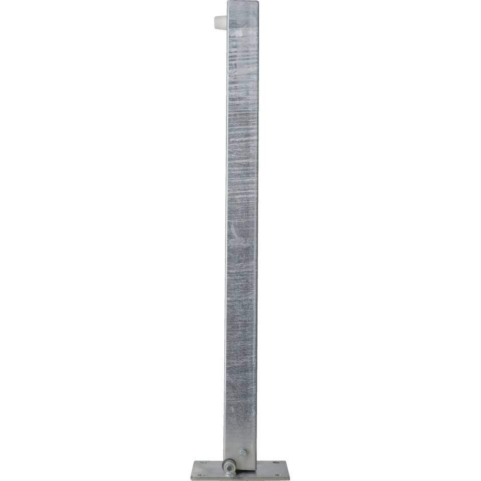K.57 Universalpfosten Dublin,z. Aufdübeln,abschließ-/umklappbar,verzinkt,70x70mm