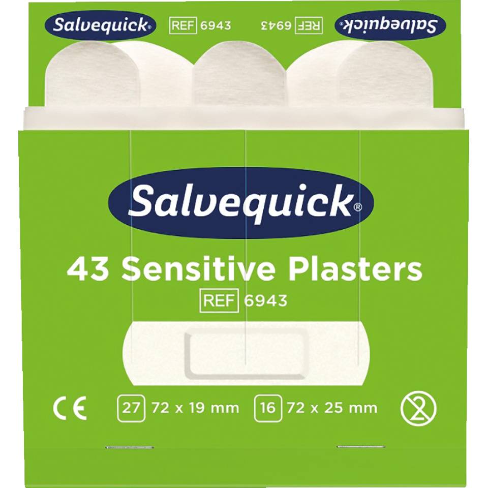 Nachfüll-Pflastersatz für Salvequick® Pflasterspender, Vlies, 258/VE