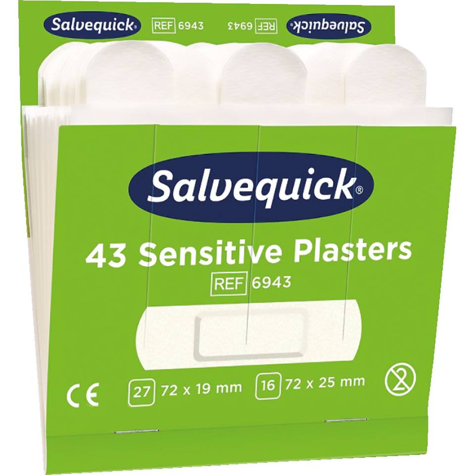 Nachfüll-Pflastersatz für Salvequick® Pflasterspender, Vlies, 258/VE