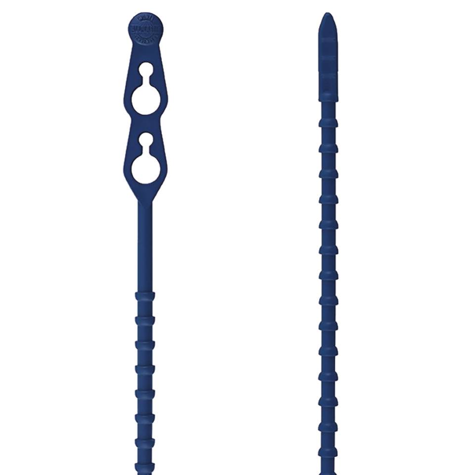 Blitzbinder®, detektierbar, blau, Ø 3,9mm, 240mm, Auszugskraft 18 daN (kg), 1000/VE