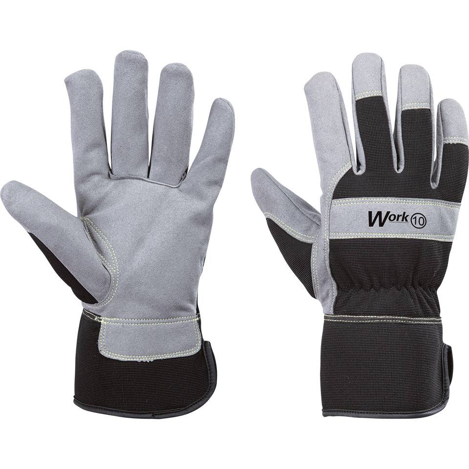 Work Schutzhandschuh SecuGrip® CS, Kategorie II, schwarz/grau, Größe 11, EN 388, Kat. II