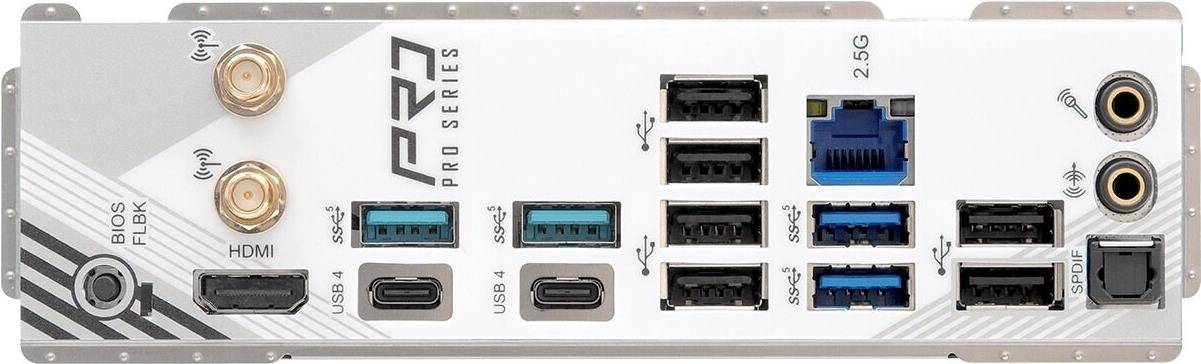 ASRock X870 Pro RS WiFi (AM5) (D) Mainboard Sockel (PC) AMD® AM5 Formfaktor (Details) E-ATX Mainboard-Chipsatz AMD® X870