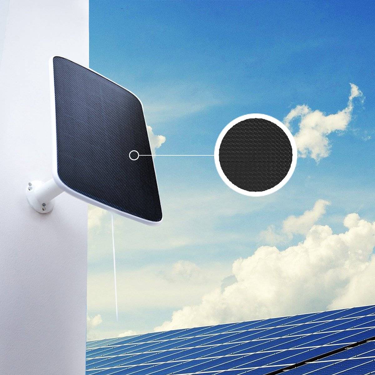 Ezviz -Kit Outdoor IP Kamera Wifi 2K+ HB8 mit Solarpanel Modell F