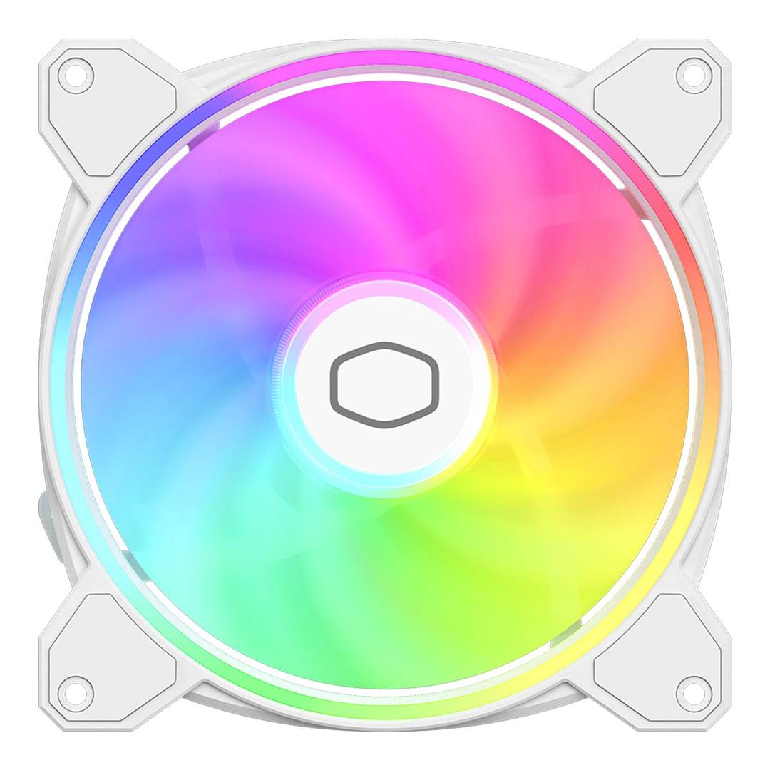Cooler Master MasterFan MF140 HALO White Edition computer case fan 14 cm White (MFL-B4DW-16NP2-R2)