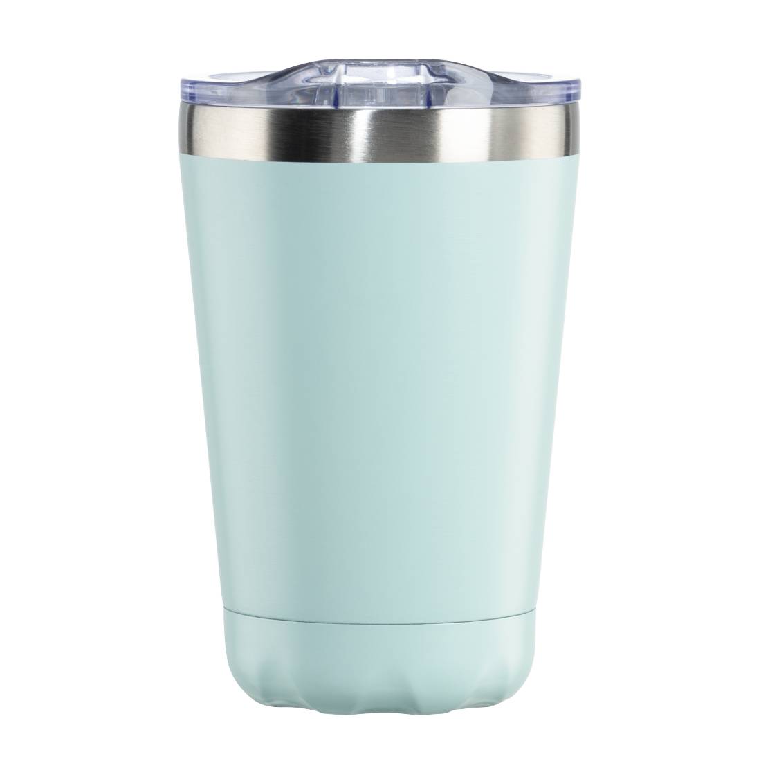 HAMA - Xavax Thermobecher, 270 ml, Isolierbecher to go mit Trinköffnung, Pastellblau, Blau, Kunststoff, Edelstahl, Edels