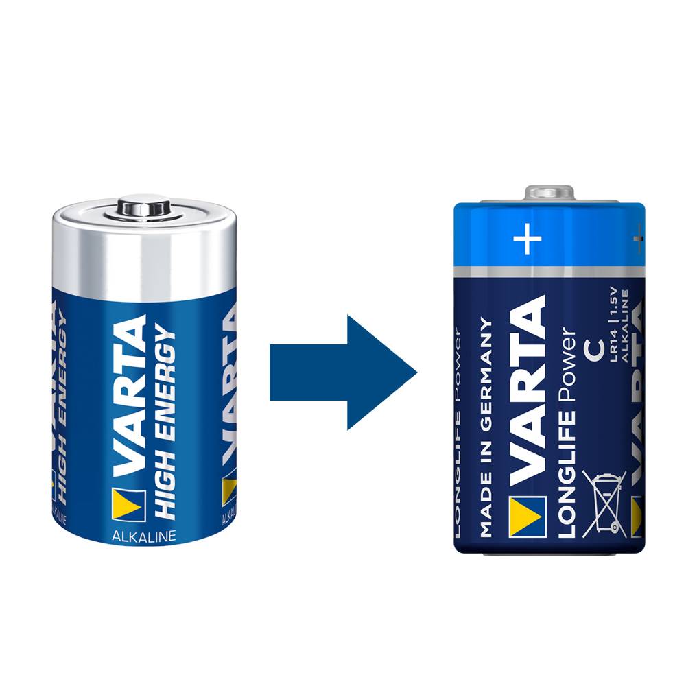 Varta Longlife Power Baby C Batterie 4914 LR14 (lose)