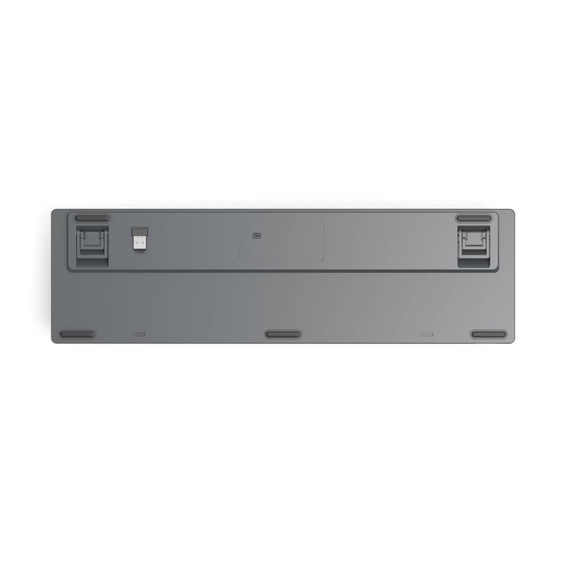 hama 00173070 Multi-Device-Tastatur "WK-800", kabellos, mechanisch, LED, Schw., QWERTZ DE