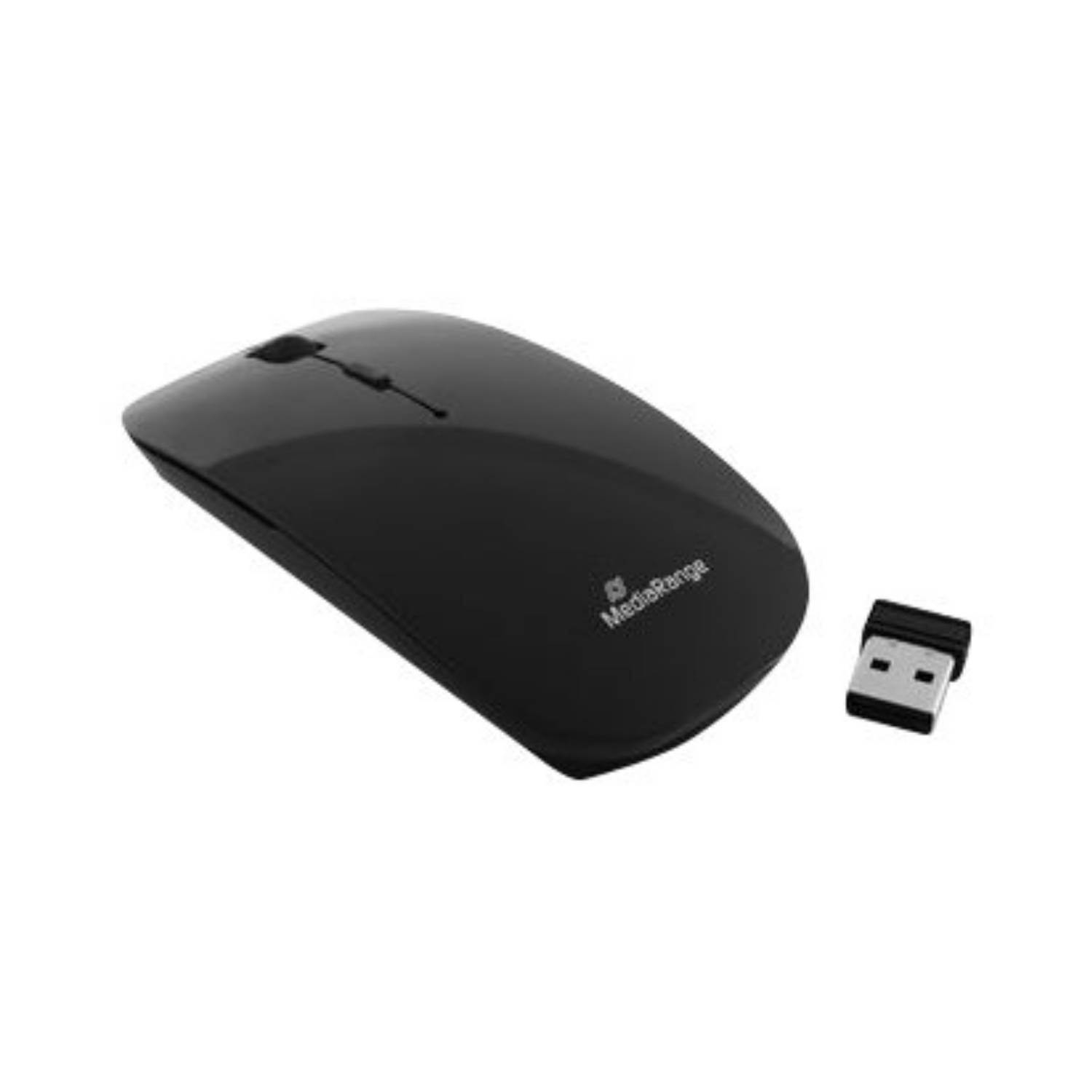 MEDIARANGE MROS215 - Maus - optisch - 3 Tasten - kabellos - 2.4 GHz - kabelloser