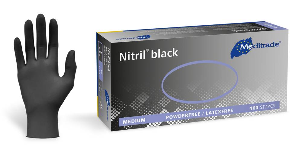 Einmalhandschuhe Nitril black XL schwarz