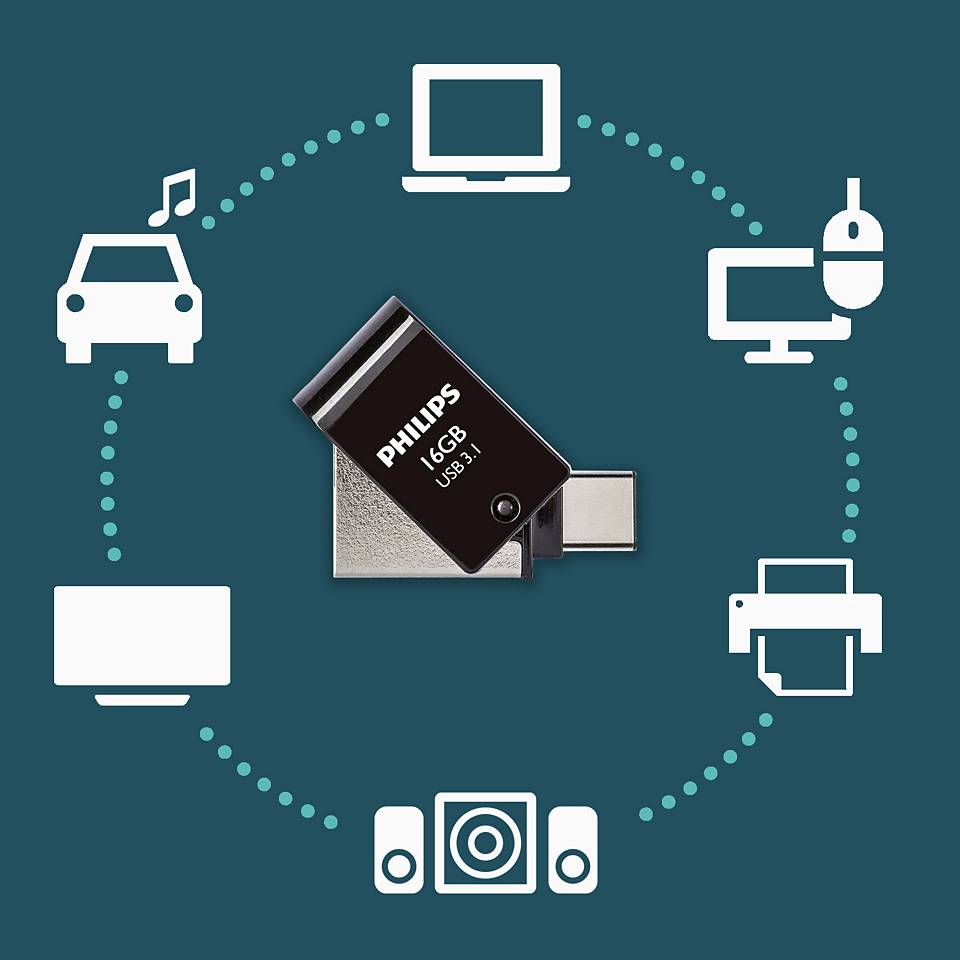 Philips FM16DC152B - USB-Flash-Laufwerk - 16 GB