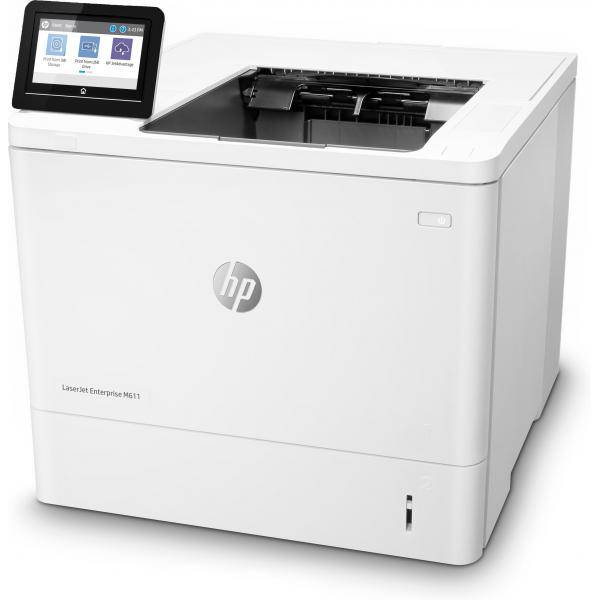 HP LaserJet Enterprise M611dn, Laser, 1200 x 1200 DPI, A4, 61 Seiten pro Minute, Doppelseitiger Druck, WeißRefurbished