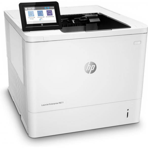 HP LaserJet Enterprise M611dn, Laser, 1200 x 1200 DPI, A4, 61 Seiten pro Minute, Doppelseitiger Druck, WeißRefurbished