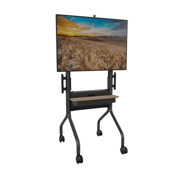 Chief Voyager Height Adjustable AV TV Cart - For LCD Displays 50-70" - Black - W