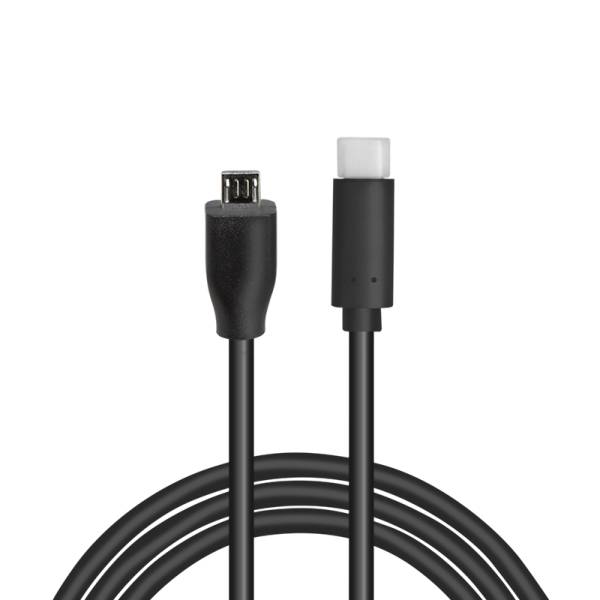 Logilink USB 2.0 Kabel, C/M zu Micro-USB/M 0,5m schwarz Multimedia-Technik USB-Kabel