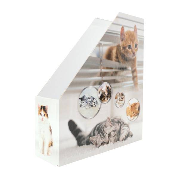 HERMA Stehsammler Karton Katzen , DIN A4 19717