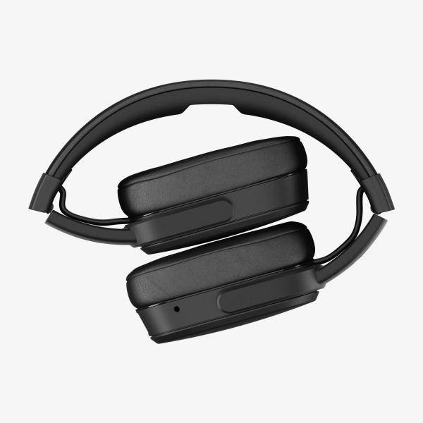 Skullcandy Crusher - Kopfhörer mit Mikrofon - ohrumschließend - Bluetooth - kabellos - Schwarz, korallefarben