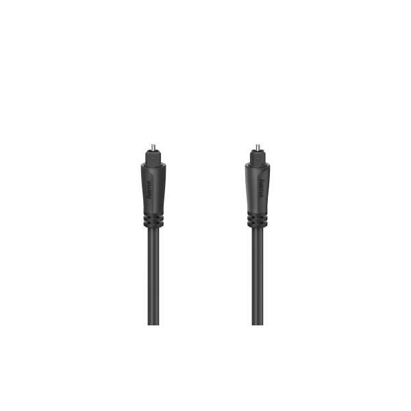 hama 00205133 Audio-Lichtleiter-Kabel, ODT-Stecker (Toslink), 0,75 m