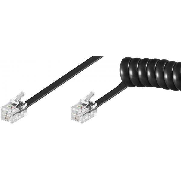 Microconnect MPK10700 Telefonkabel 7 m Schwarz (MPK10700)