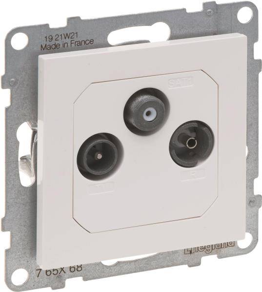 Legrand 765168 SEANO DurchgangsdoseTV-R-SAT f.HD-TV in der