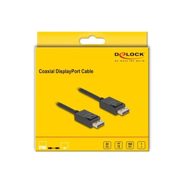 Delock Coaxial - DisplayPort-Kabel - DisplayPort (M) - zu DisplayPort (M) - Disp