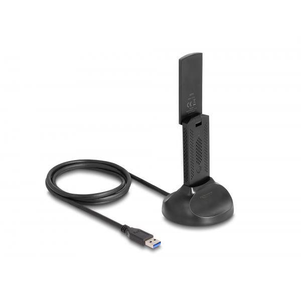 DELOCK Wi-Fi 6 Dualband WLAN USB Adapter AX1800 1201+574Mbps