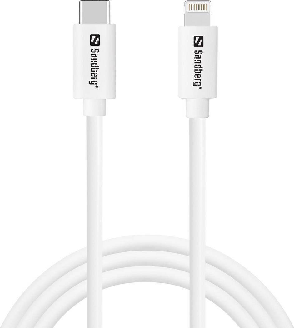 Sandberg - Lightning-Kabel - Lightning männlich zu 24 pin USB-C männlich