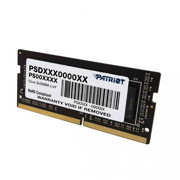 PATRIOT PSD48G32002S Signature-Line SO-DIMM, 8GB, DDR4, 8GB, 3200 Mhz, 22-22-22-52, 1.2v - 8 GB - DDR4
