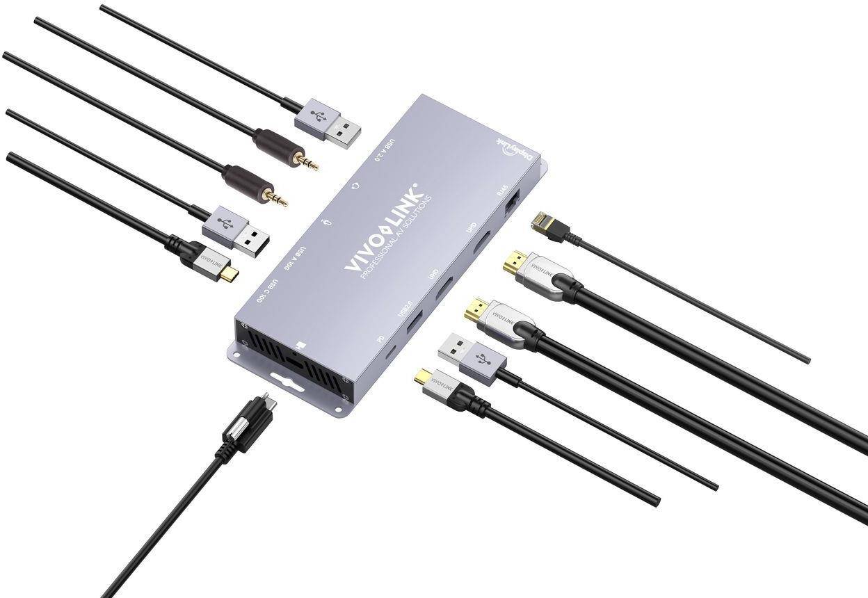 VivoLink Dockingstation - USB-C 3.2 Gen 2