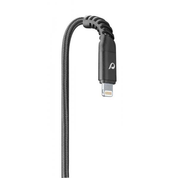cellularline Kabel USB-A/Lightning TETRACABMFI1MK 1,2m sw