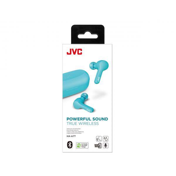 JVC HA-A7T - True Wireless-Kopfhörer mit Mikrofonim Ohr - Bluetooth - Blau