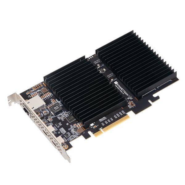 SONNET - McFiver Dual M.2 NVMe SSD 10GbE USB-C PCIe Karte - PCI